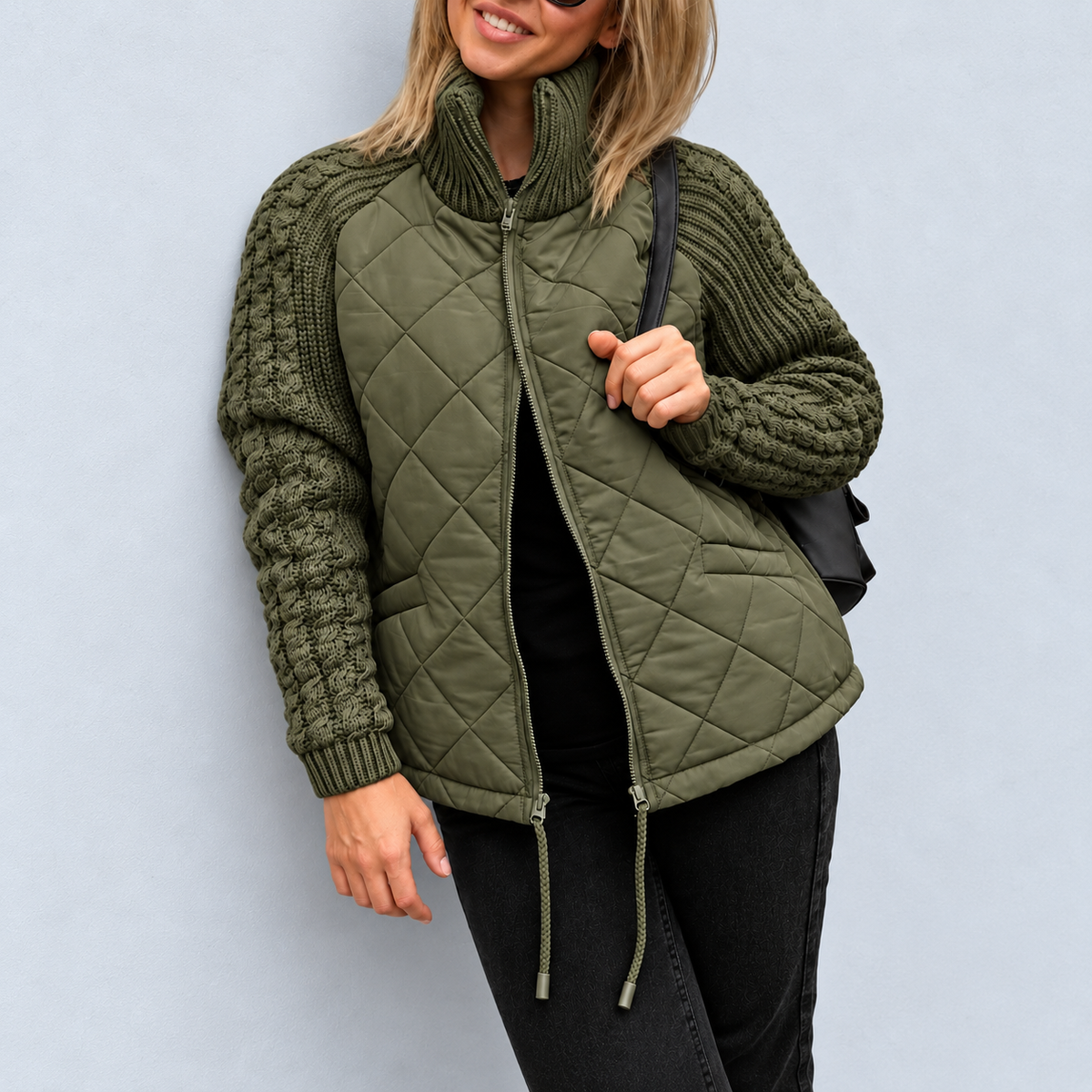 Livia | Quilted Knit Jacket