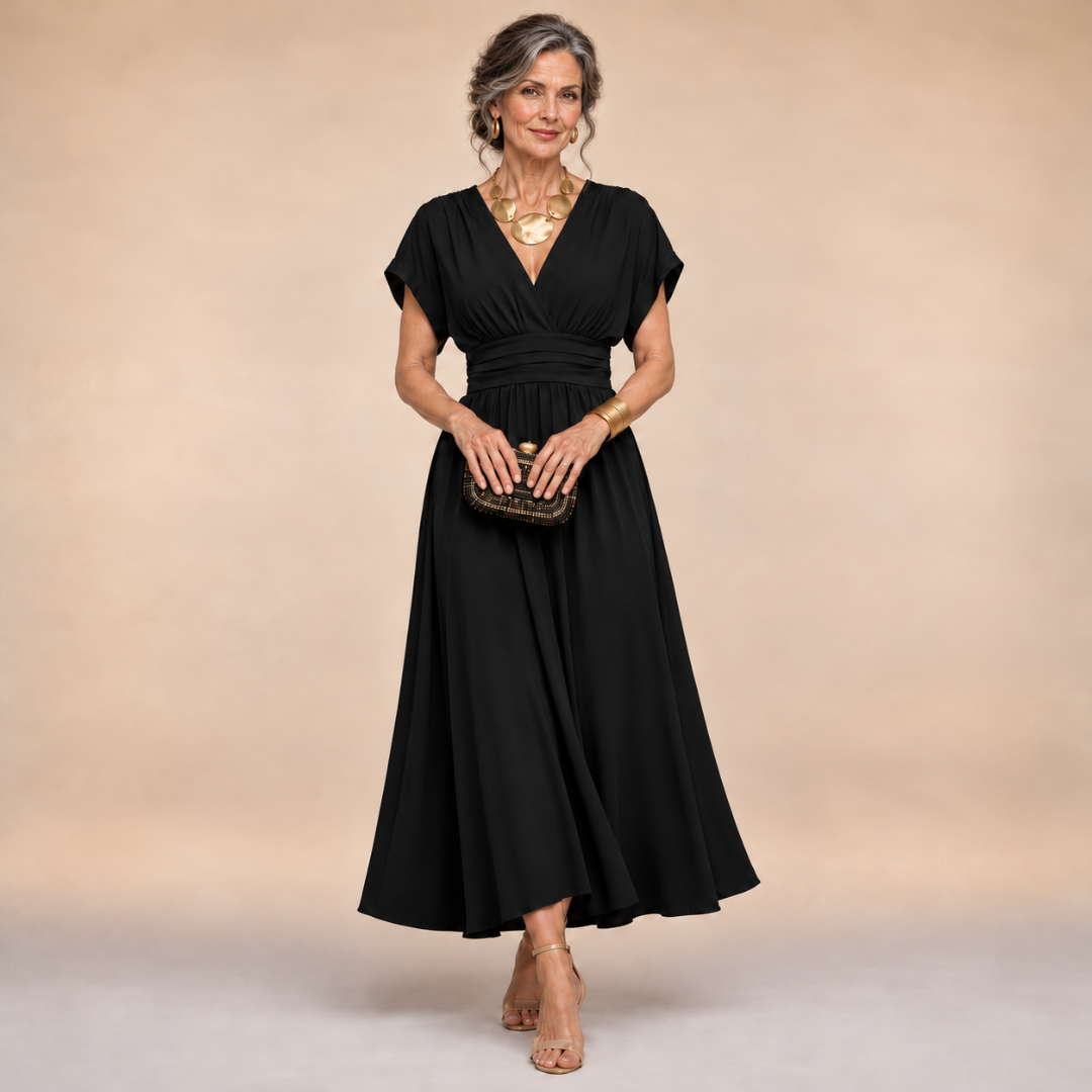 Amelia | Wrap Midi Dress