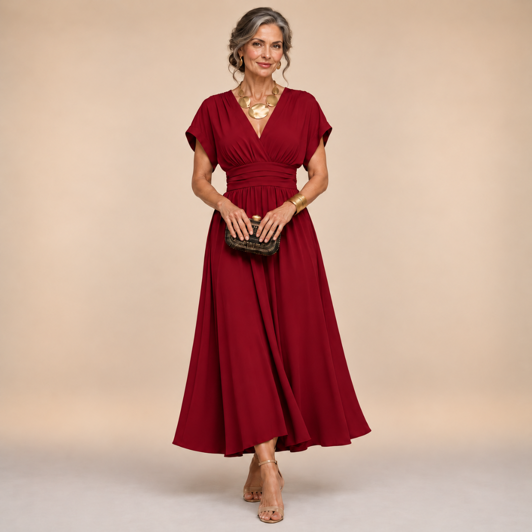 Amelia | Wrap Midi Dress