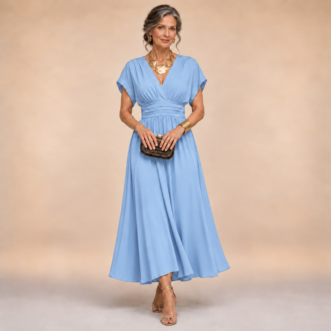 Amelia | Wrap Midi Dress