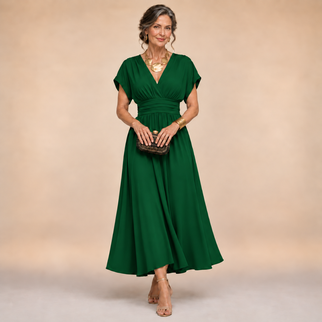 Amelia | Wrap Midi Dress