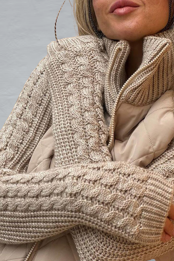 Livia | Quilted Knit Jacket
