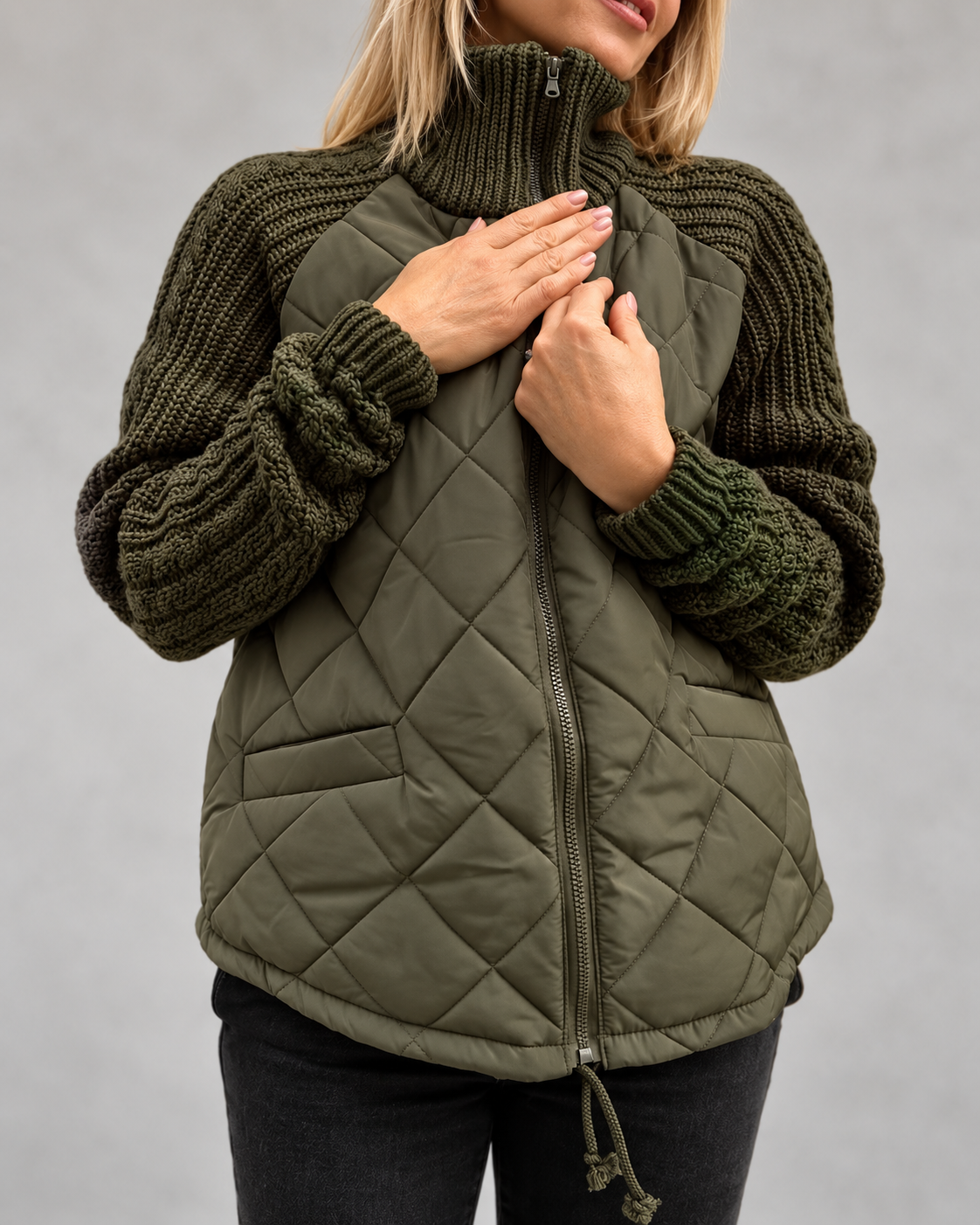 Livia | Quilted Knit Jacket