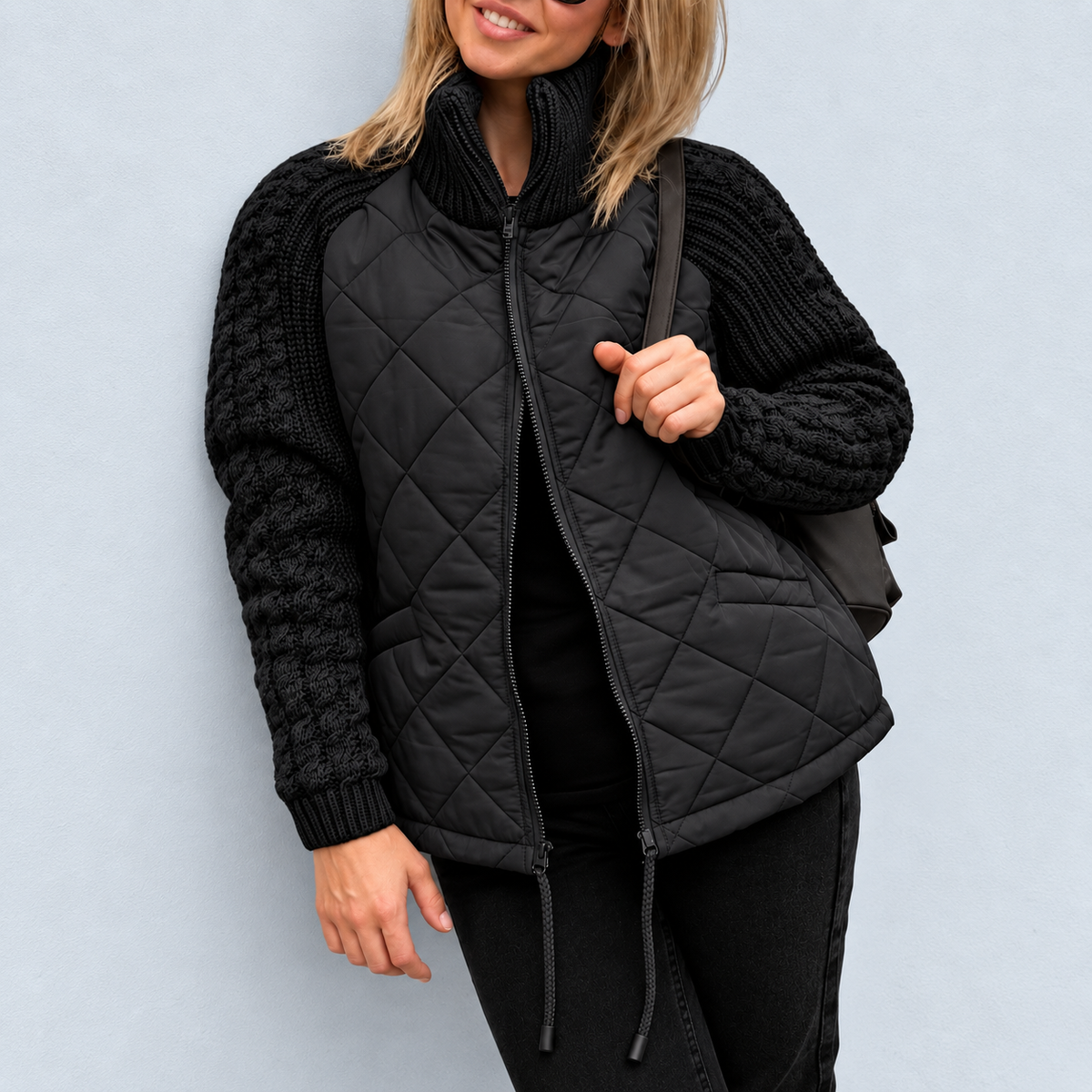 Livia | Quilted Knit Jacket