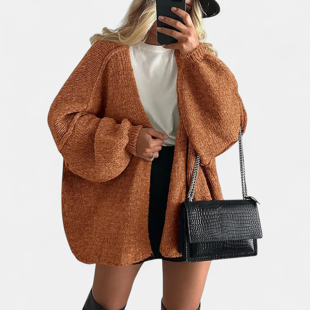 FRANNIE™ – Cozy Relaxed-Fit Knit Cardigan