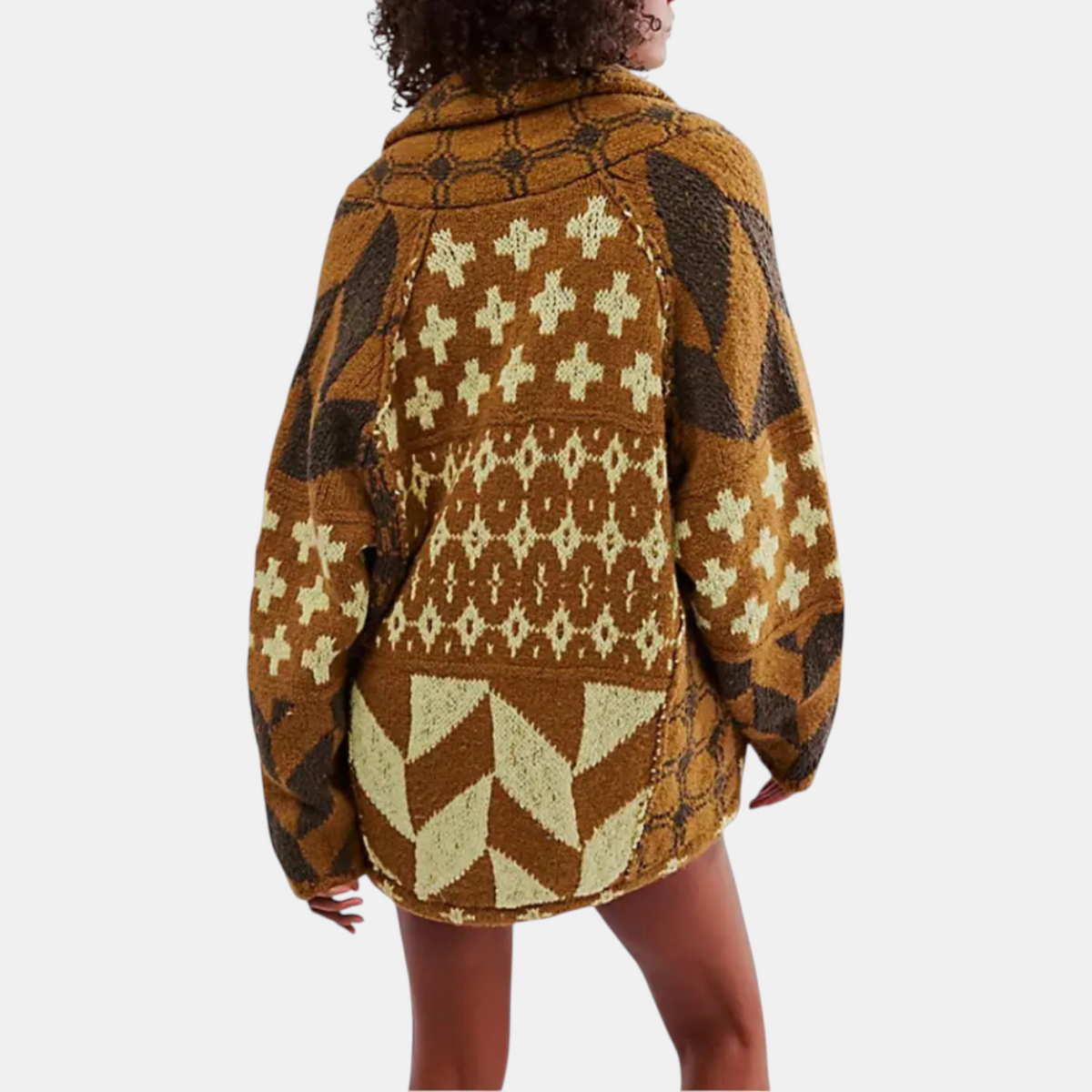 Women's Oversized Button Front Knit Cardigan Sweater