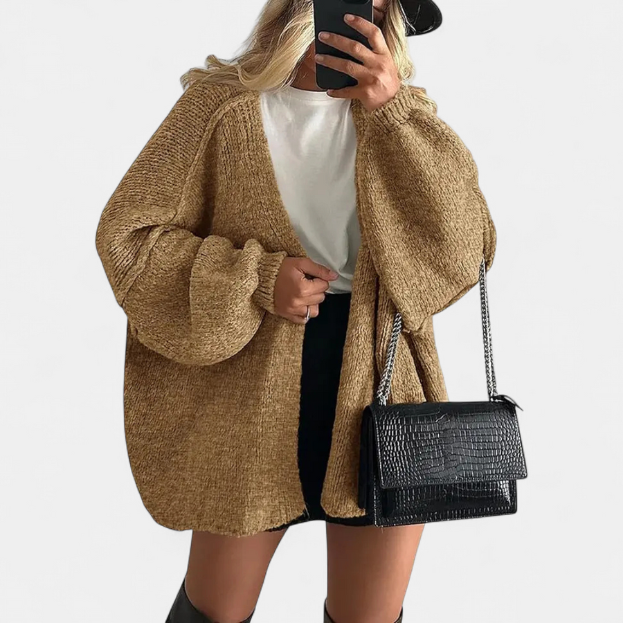 FRANNIE™ – Cozy Relaxed-Fit Knit Cardigan