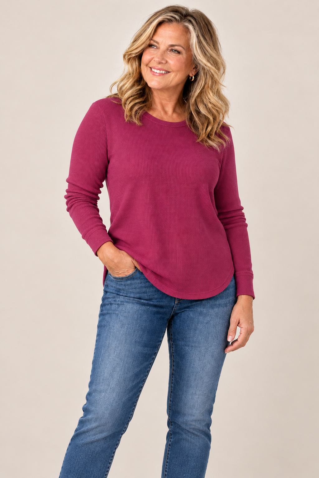 Margaret | Soft Textured Knit Top