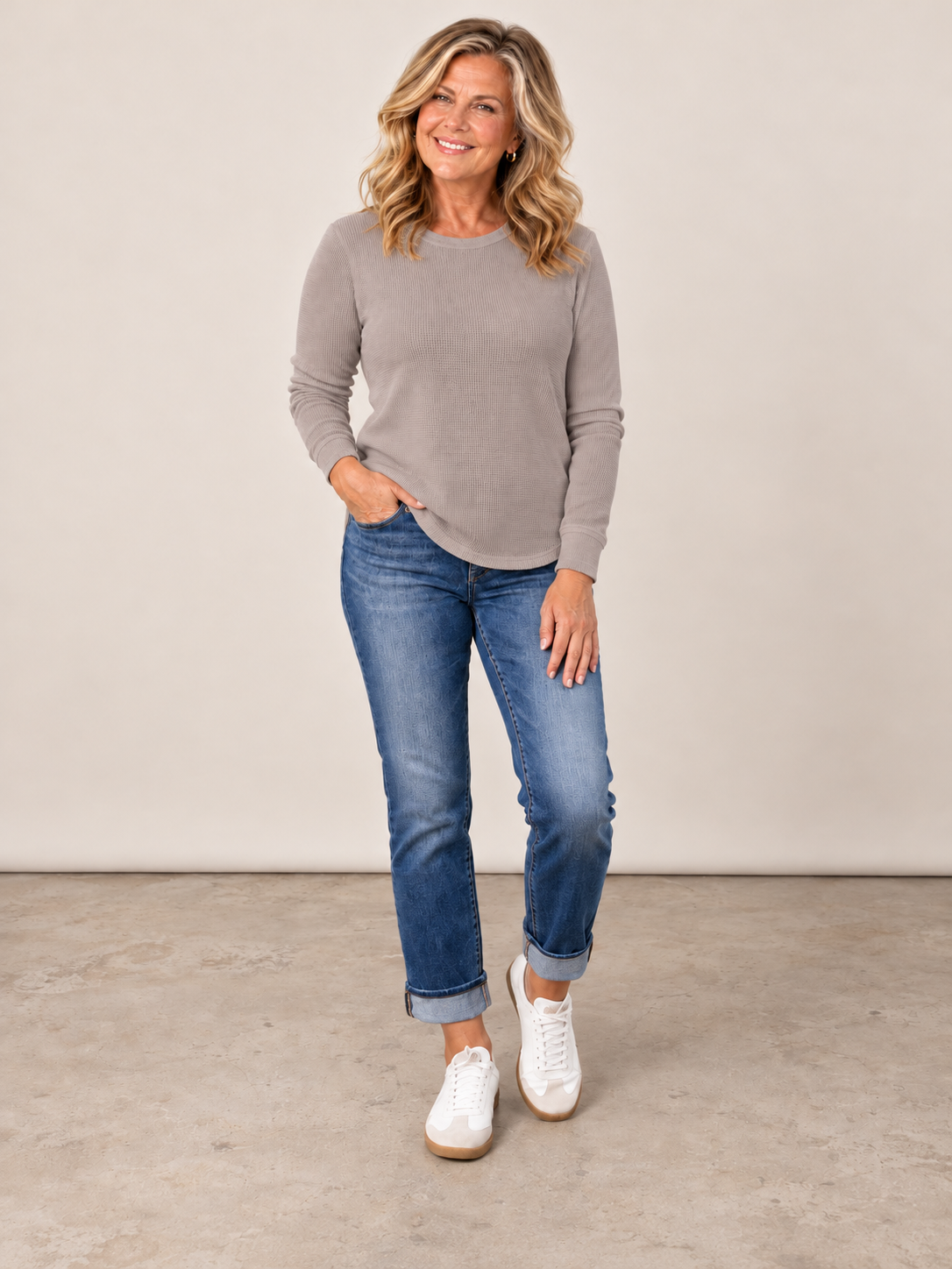 Margaret | Soft Textured Knit Top