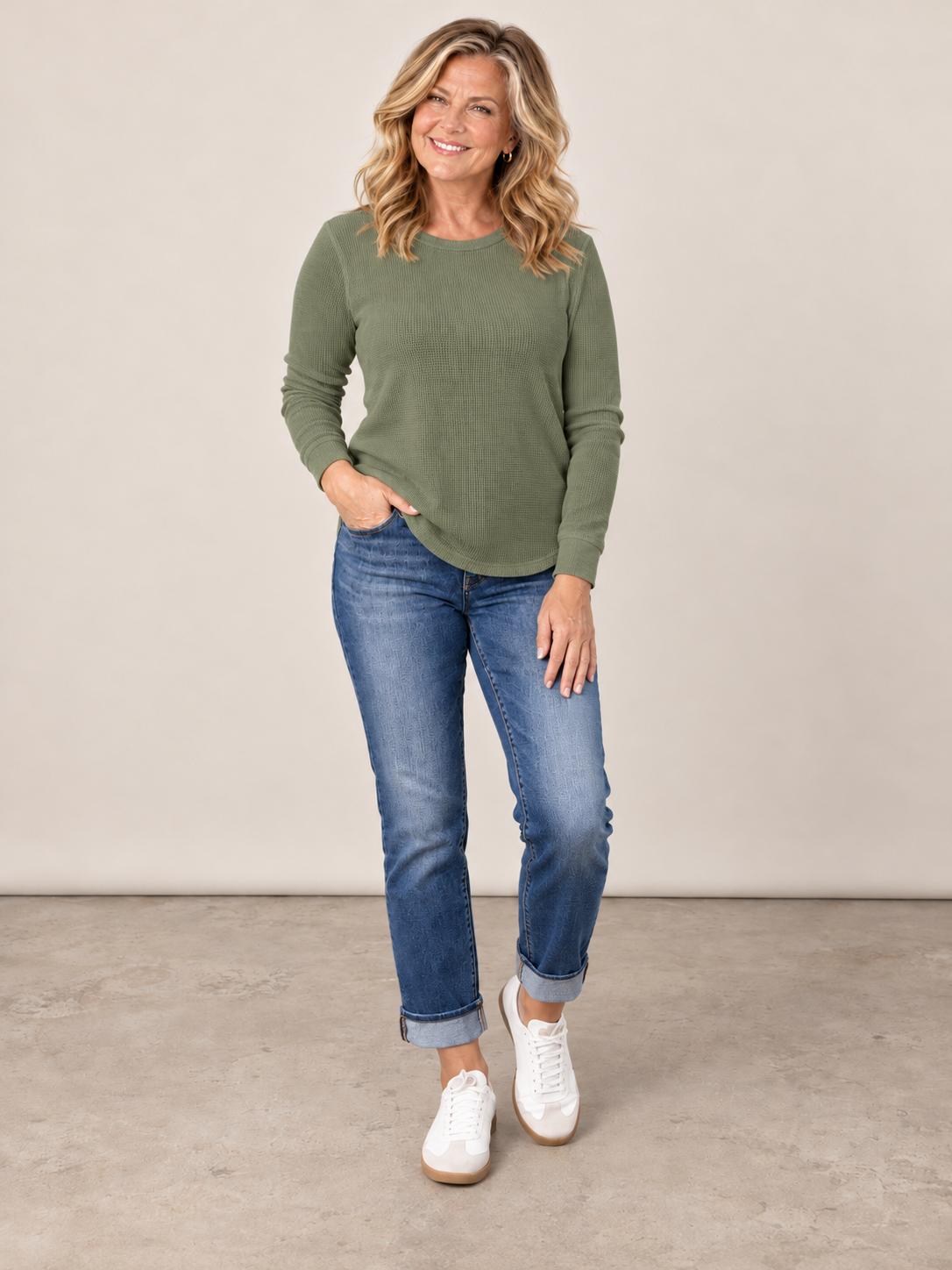 Margaret | Soft Textured Knit Top