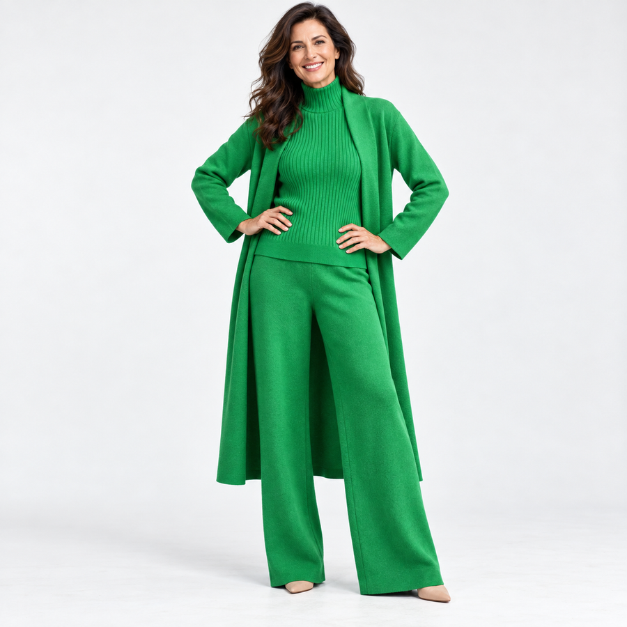 Madeleine Cashmere Signature Knit Set