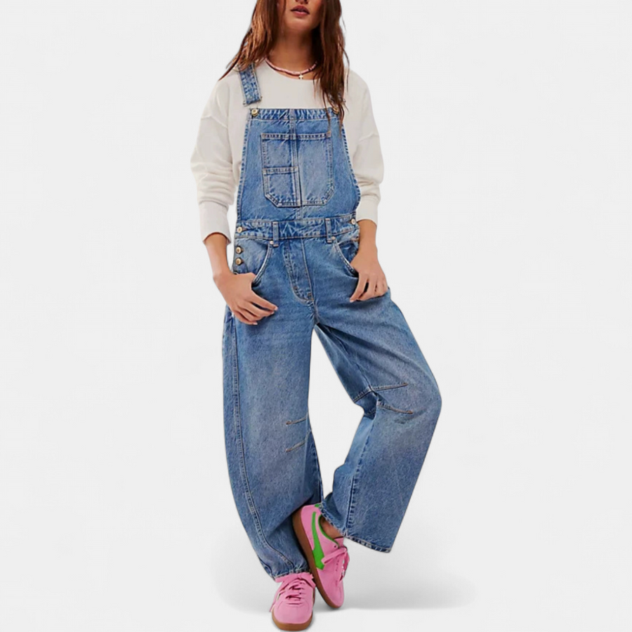 DARLOWE™ – Vintage Wash Relaxed Overalls