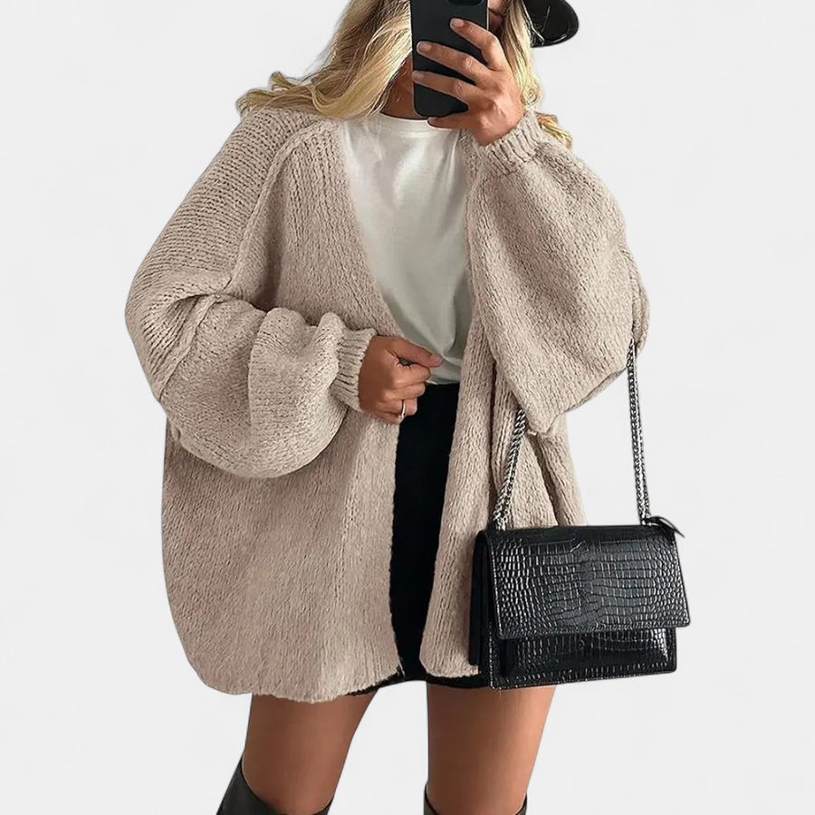 FRANNIE™ – Cozy Relaxed-Fit Knit Cardigan