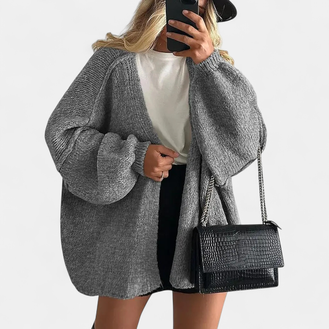 FRANNIE™ – Cozy Relaxed-Fit Knit Cardigan