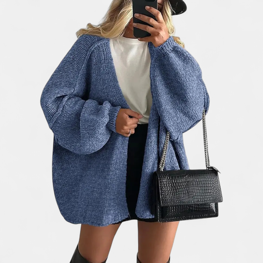 FRANNIE™ – Cozy Relaxed-Fit Knit Cardigan