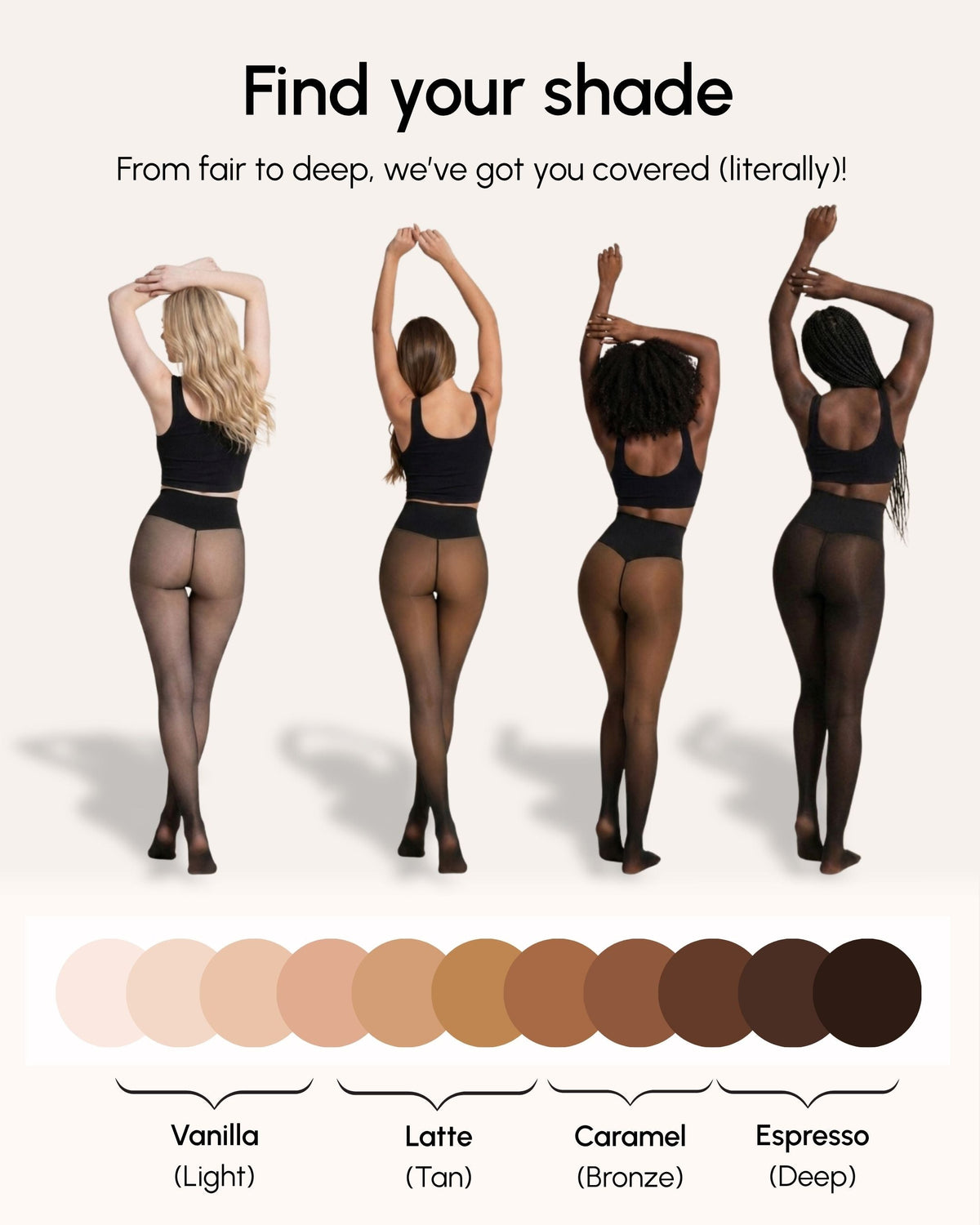 Clara | Sheer Fleece Tights
