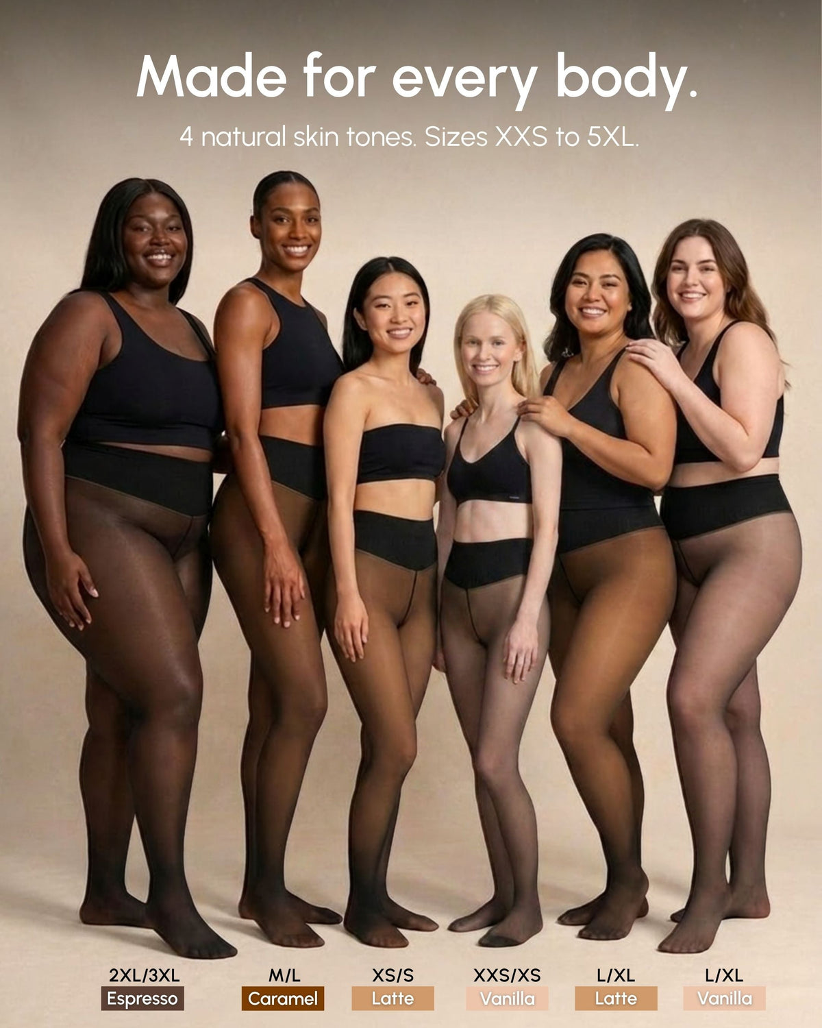 Clara | Sheer Fleece Tights