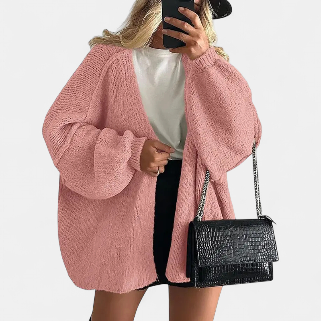 FRANNIE™ – Cozy Relaxed-Fit Knit Cardigan