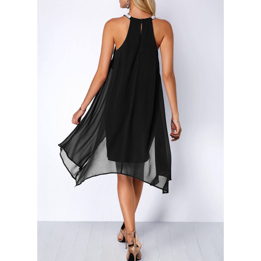 Celiene | Embellished Chiffon Dress