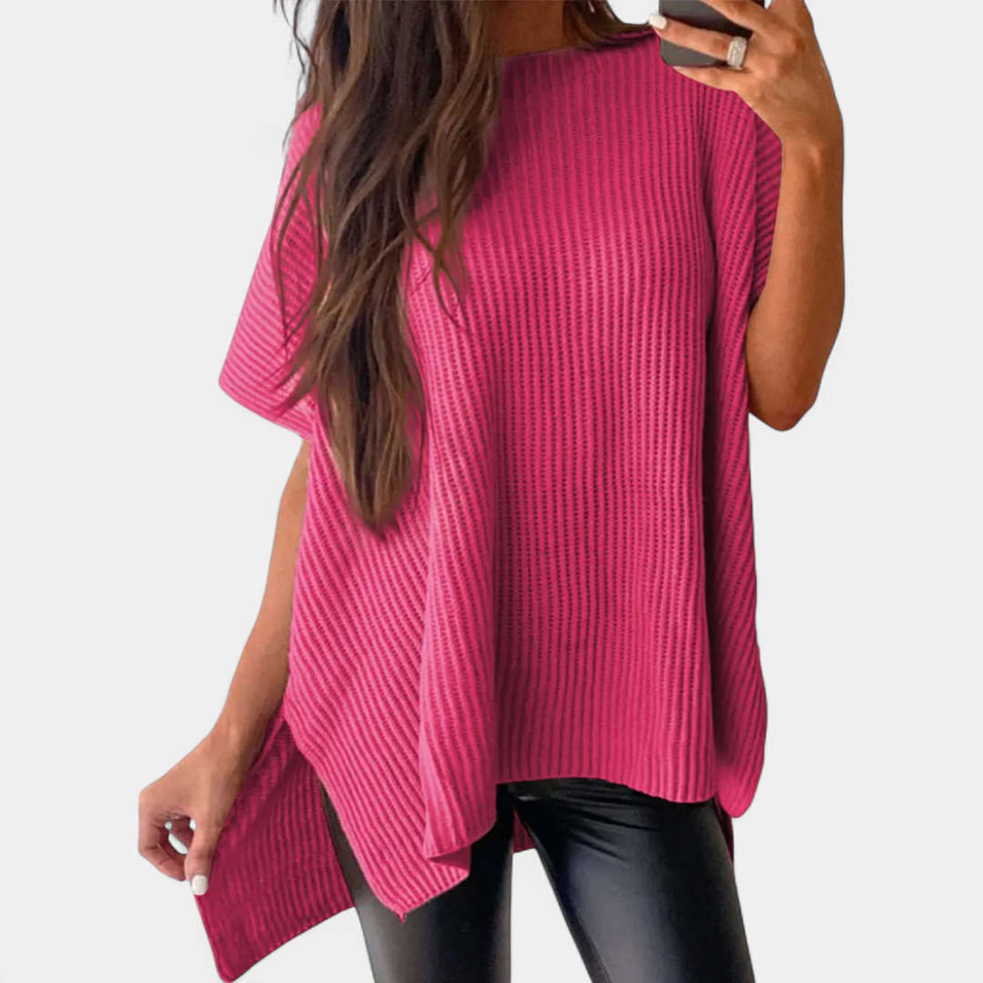 JOELLE™ – Relaxed Knit Pullover Tee