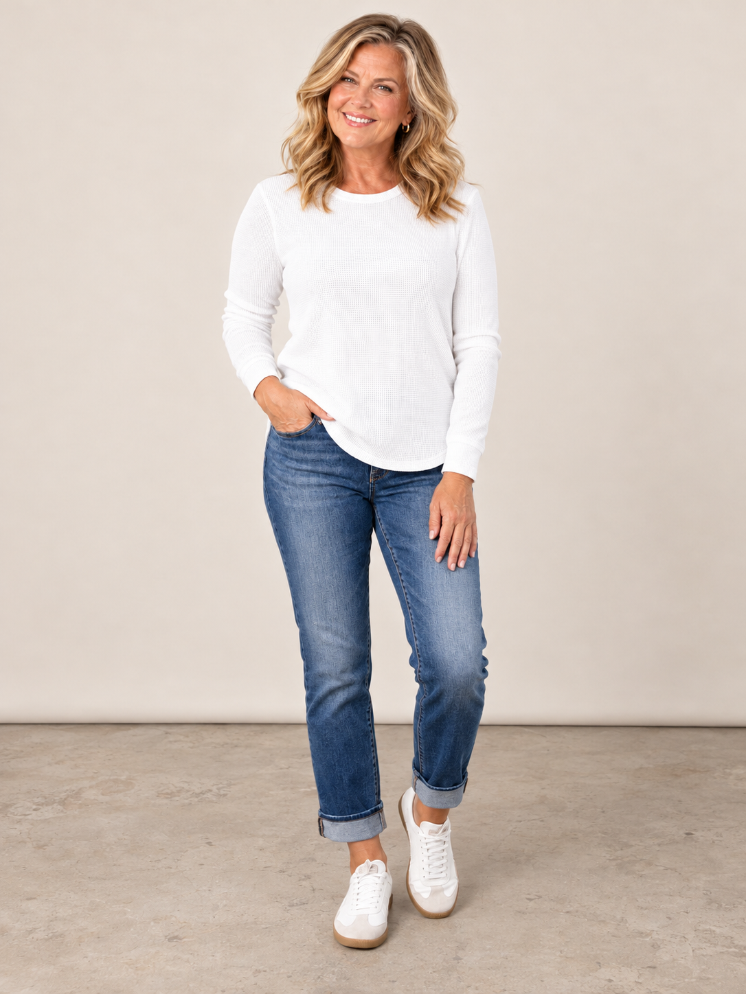 Margaret | Soft Textured Knit Top