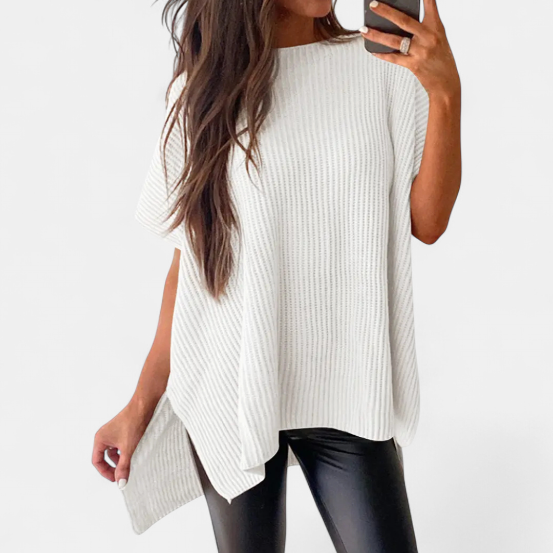 JOELLE™ – Relaxed Knit Pullover Tee