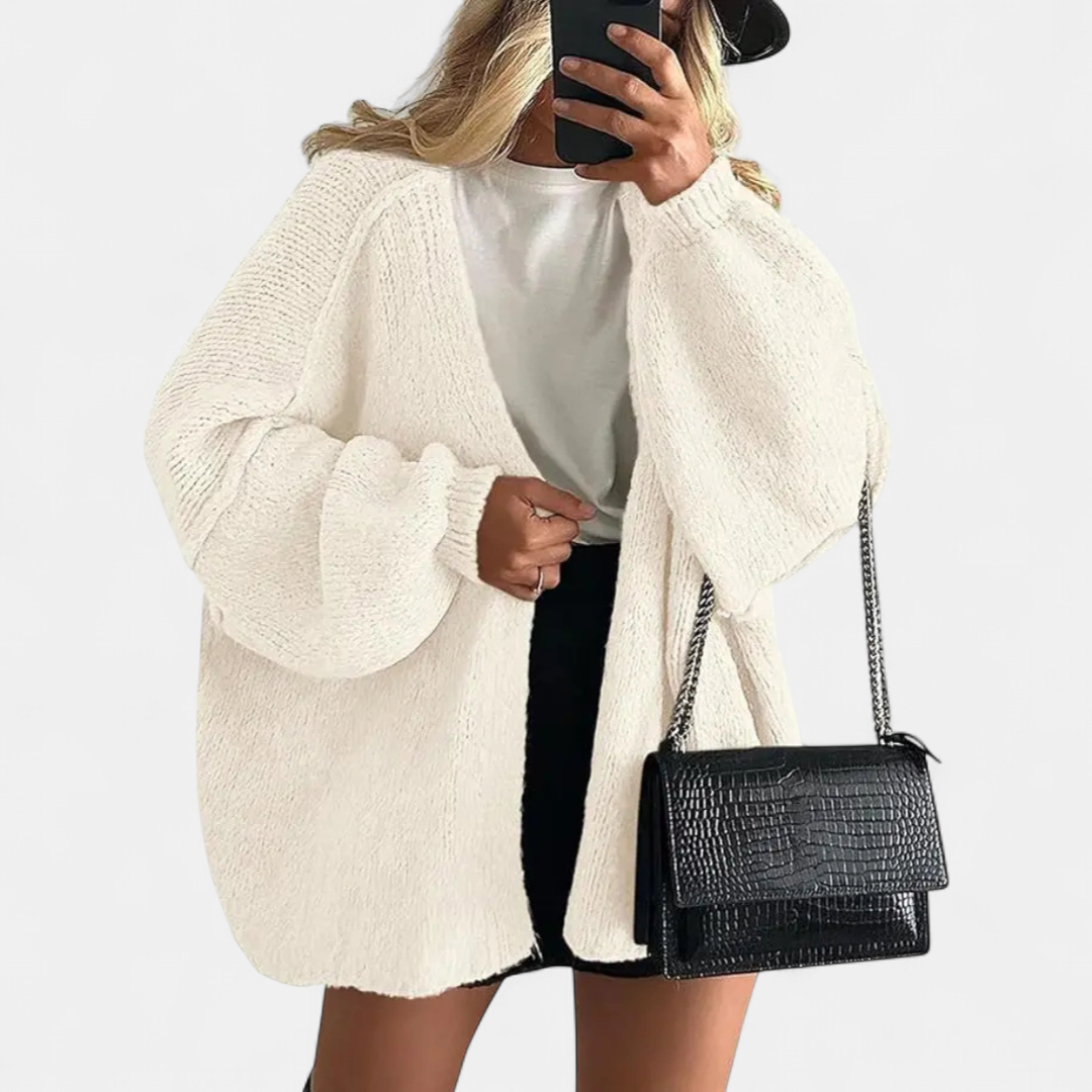 FRANNIE™ – Cozy Relaxed-Fit Knit Cardigan