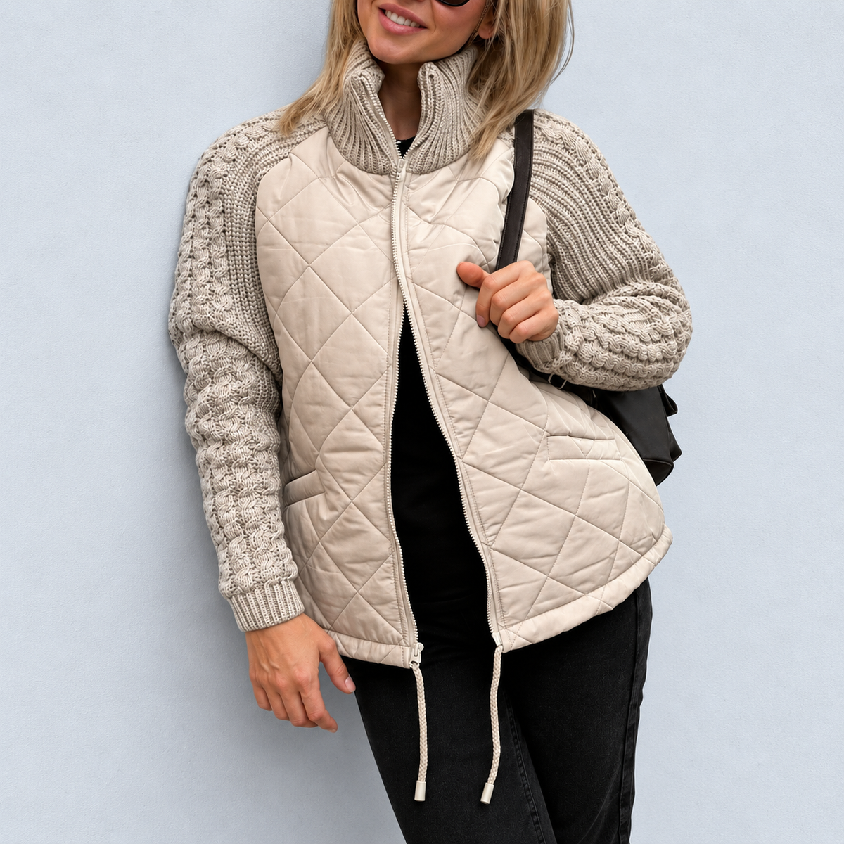 Livia | Quilted Knit Jacket