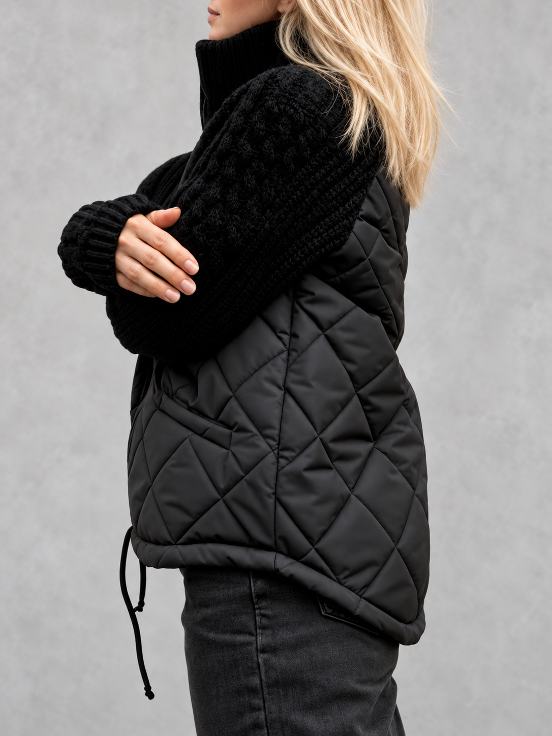 Livia | Quilted Knit Jacket