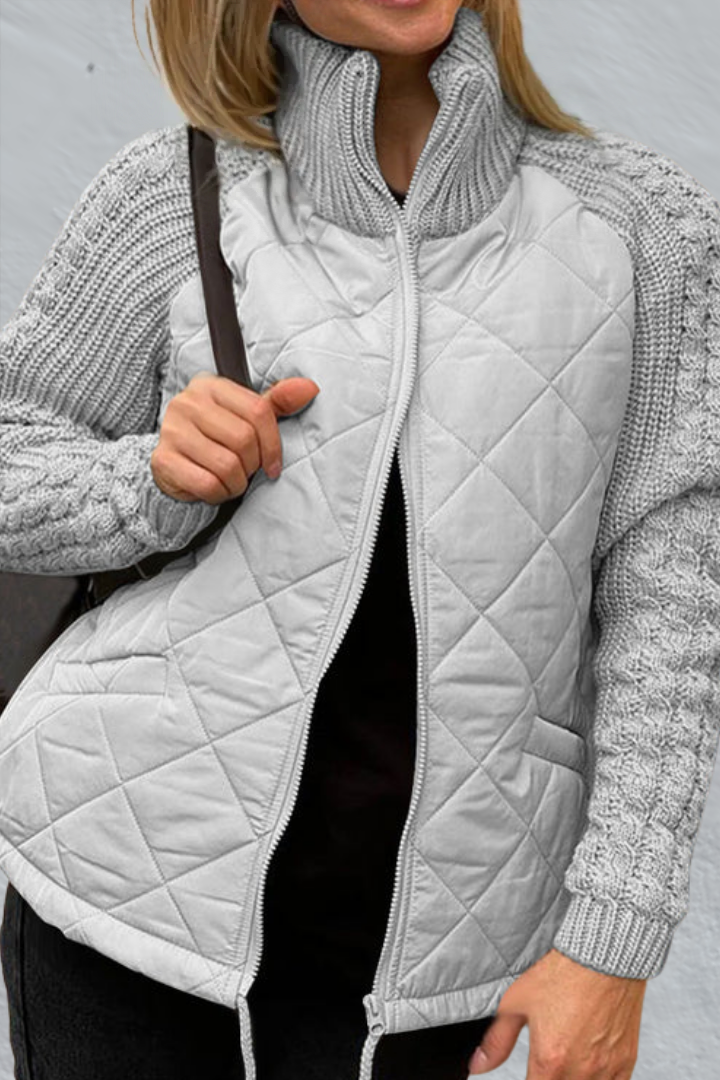 Livia | Quilted Knit Jacket