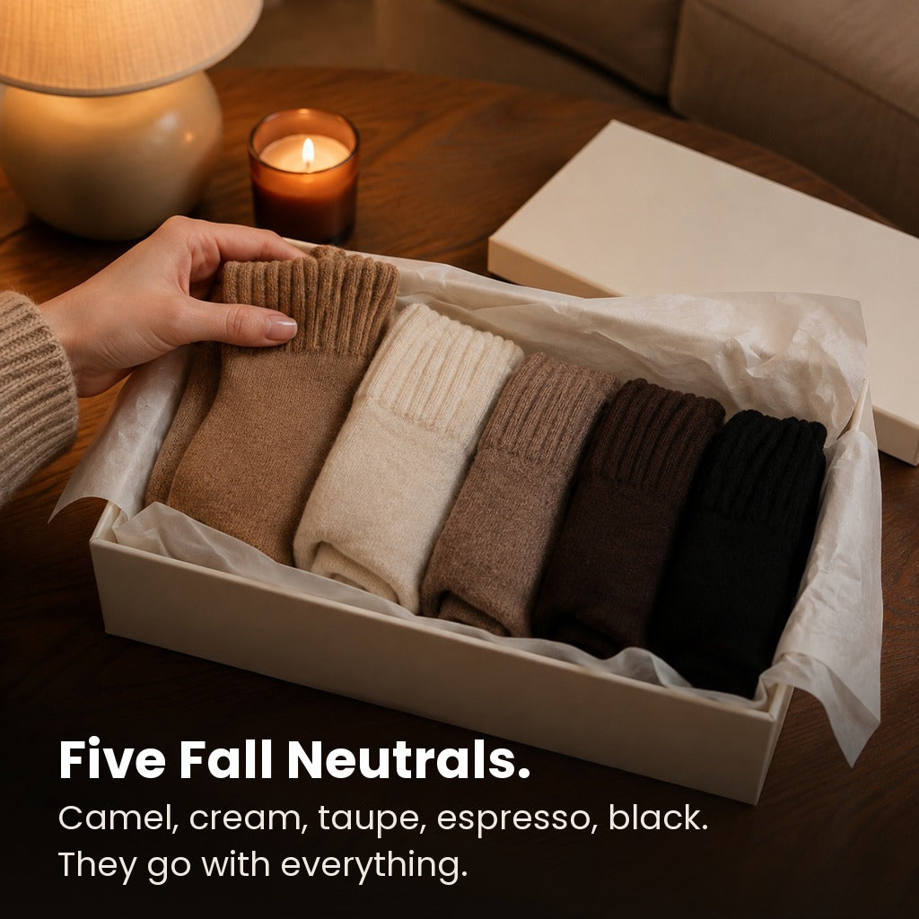 Maisie | Cozy Slouch Socks 5 Pair Set
